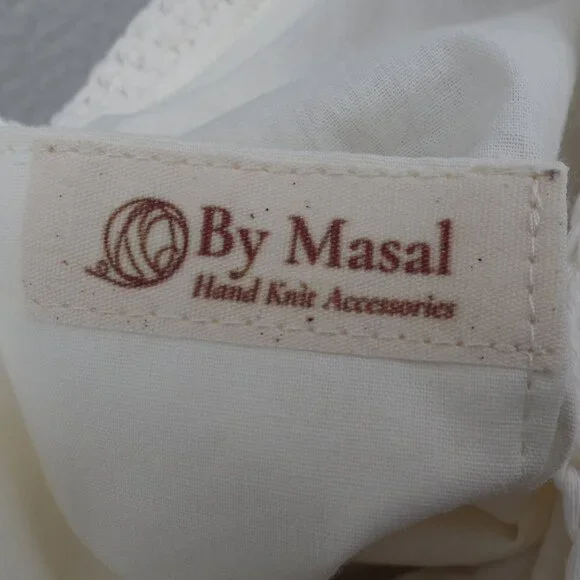 Crochet Floral Hobo Tote Knit Granny Square Boho Lined 'By Masal' Hippy Bag NWOT - Picture 6 of 6